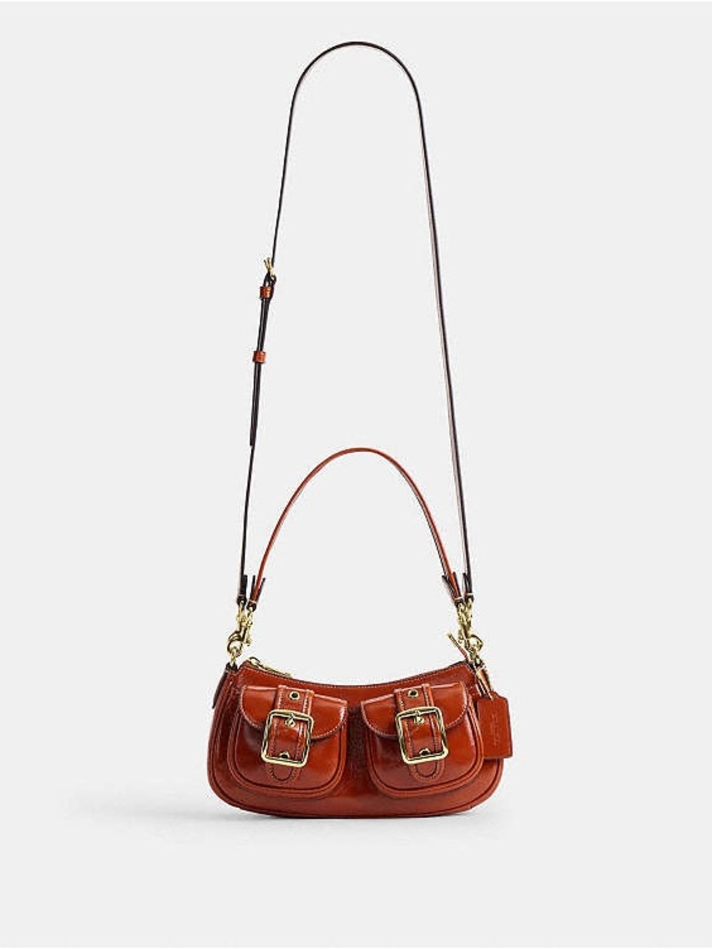 ‼️LAST 1 NWT COACH Ashton 2way Shoulder Bag CBJ01 glazed leather - Picture 14 of 14